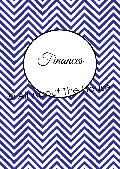 Finance Cover and Spine - Blue