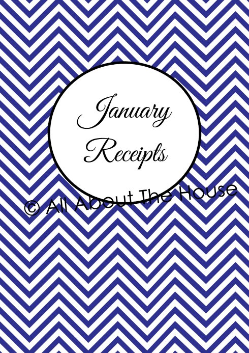 Monthly Receipts - Divider Pages Jan-June(1)
