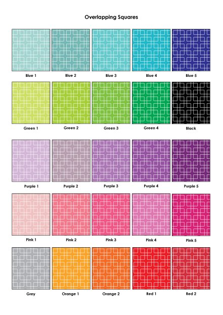 Colour Swatches - Overlapping Squares