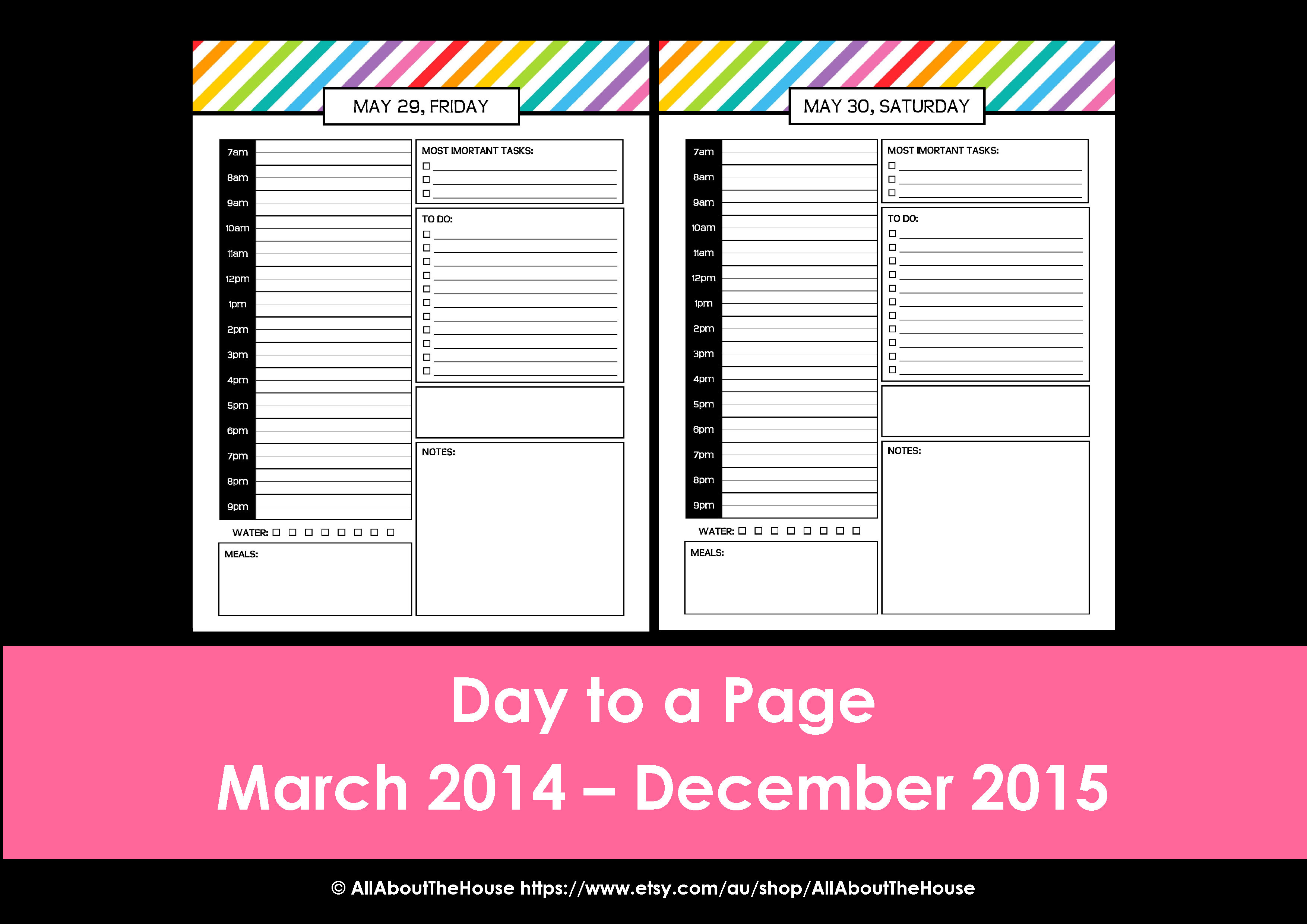Day to a page planner 2014 2015 (2)